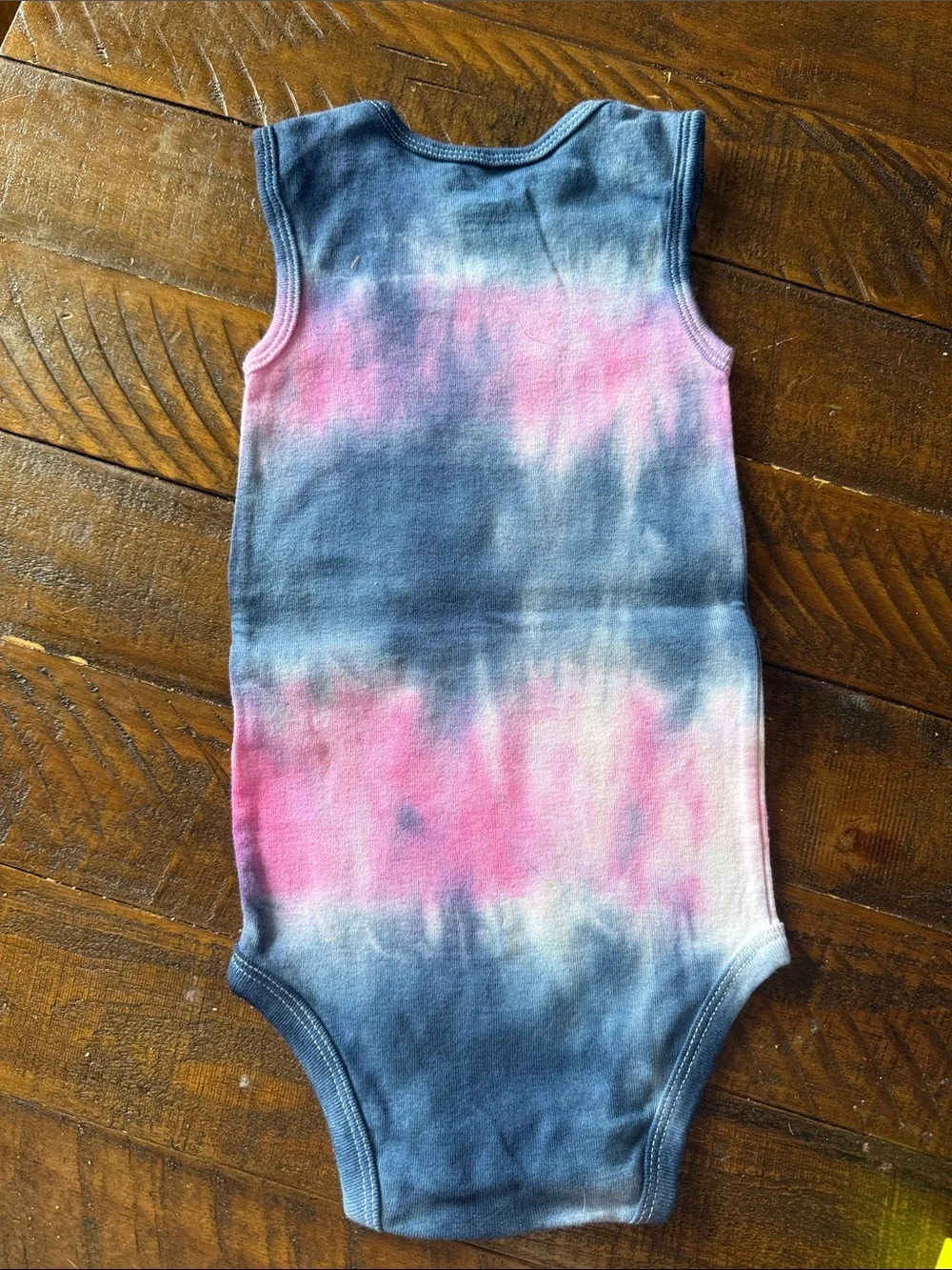 Carter's Pink & Blue Tie-Dye Sleeveless Bodysuit BRAND NEW made by me 18 months